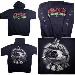 City Morgue My Bloody America Tour Hoodie Size Large
